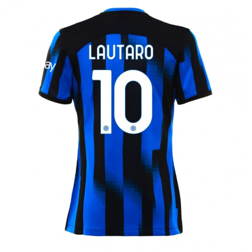 Inter Milan Lautaro Martinez #10 Hjemmedrakt Kvinner 2023-24 Kortermet Inter Milan Lautaro Martinez #10 Hjemmedrakt Kvinner 2023-24 Kortermet